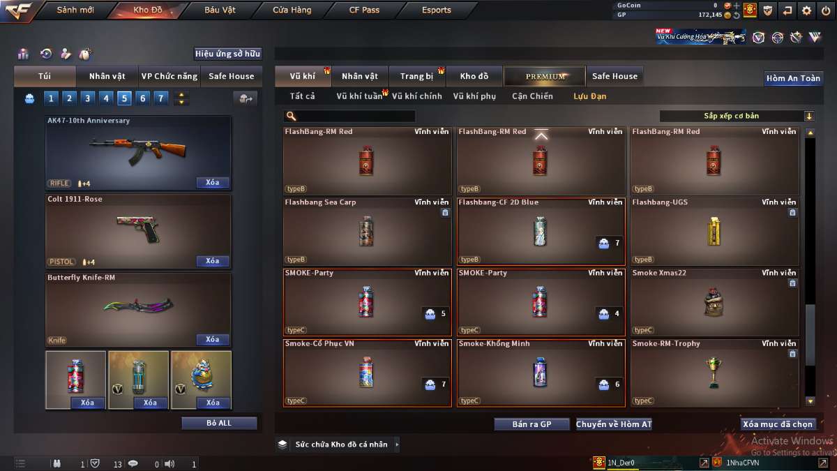 shop acc cf uy tin gia re